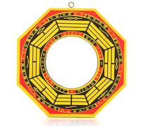 Pssopp Espejo Bagua, Bagua Protección Feng Shui, Chino Tradicional Feng Shui Bagua Espejo Convexo, Espejo Bagua Suerte Chino Tradicional Espejo Adorno para Decoración de Protección Wealth