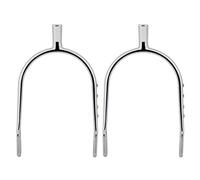 Pssopp Espuelas chapadas, Aleación de Zinc Espuela Estrecha Chapada al por Mayor Todo Alrededor Caminatas para Montar a Caballo Espuelas Espuelas inglesas para Mujer (Plata)