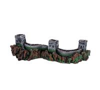 Pssopp Estatua de la Gran Muralla para Decoración de Edificios en Miniatura, Miniatura de Arquitectura China para Aquascape Bonsai, Resistente a la Intemperie, Ligera, a Prueba de Decoloración para