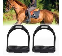 Pssopp Estribo de Caballo de 2 Piezas Estribo de equitación de plástico Estribos ecuestres de Alta Resistencia con Almohadilla de Goma Antideslizante(S)