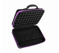 Pssopp Estuche de Cuero EVA para Aceites Esenciales Estuche para Transporte de Aceites Esenciales, Rígido de Cuero EVA para 60 Botellas de 5 Ml, 10 Ml, 15, Organizador de Almacenamiento de Viaje a