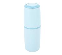 Pssopp Estuche de Viaje para Cepillos de Dientes, Soporte Portátil para Cepillos de Dientes, Organizador de Plástico de Primera Calidad para el Cuidado Bucal con Almacenamiento de Pasta de, Diseño