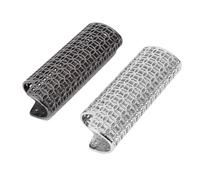 Pssopp Estuche para Encendedor con Patrón Hueco, 2 Piezas, Soporte para Encendedor de Metal, Estuche para con Patrón Hueco Vintage, Funda para Soporte para Barra de Viaje, Suministros Familiares,