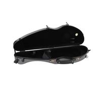 Pssopp Estuche para Violín 4/4, Material de Fibra de Carbono, Liviano, Control de Humedad y Correas Dobles para Propietarios de Violín de Tamaño Completo