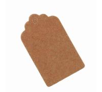 Pssopp Etiquetas de Etiquetas de Regalo 100 Piezas de Regalo de Papel Kraft, Tamaño de 5x3 Cm de Tarjetas de Nombre en Blanco Favor de Boda para Ropa Manualidades de Bricolaje Materiales de