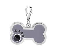 Pssopp Etiquetas de identificación de Mascotas, Etiquetas para Perros Personalizadas Etiquetas de aleación para Gatos Etiquetas en Forma de Hueso de Perro Encantos Identificación