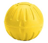 Pssopp Eva Pelota Flotante Interactiva para Perros, Juguete Masticable Resistente a Mordeduras, Bola Molar Portátil para Mascotas, Amarillo