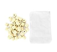 Pssopp Filtro de acuario para peceras, medios de filtrado de bacterias, anillo de cerámica, material de filtro de bacterias biológicas para acuario