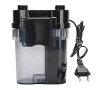 Pssopp Filtro de Flujo de Aire 4W 300L H, Filtro Interno de Plástico del Acuario con Filtro de Esponja para el Acuario de Tortuga Agua Salada Cristal de (Enchufe de la UE 220V)