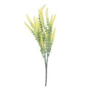 Pssopp Flores Artificiales de Lavanda, 25 Cabezas, Ramo Falso de Plástico para Fiesta de Boda, Decoración del Hogar, Mesa Central, Decoración con Estilo DIY (Yellow)