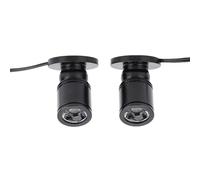 Pssopp Foco de Exhibición Foco USB de Aleación de Aluminio con Rotación Flexible de 360 grados, Luz Redonda Compacta para Escaparate de Joyería, Vitrina, Estantes de Figuras