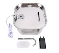 Pssopp Fuente Automática para Gatos, Dispensador de Agua para Gatos 2,2 L 220 V, Ventana de Nivel de Agua, for Uso Diario en Interiores (.2L Enchufe de la UE)