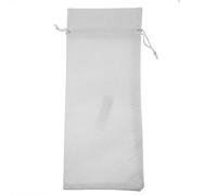 Pssopp Funda para Bolsa de Vino, Bolsa de Vino con Cordón de Tela de Lino, 12 Piezas para Bodas, Fiestas y Celebraciones (WHITE)