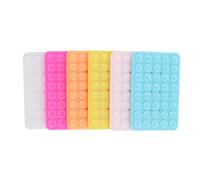 Pssopp Funda para Teléfono con Ventosa de 6 Uds, Soporte Adhesivo de Silicona de Doble Cara para Teléfono Compatible con Todos los Teléfonos Universal para Ducha con Espejo