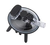 Pssopp Garra de Ordeño Herramienta Recolector de Leche PC 240 Cc Pieza de Repuesto de Gran Capacidad con Hebilla de Válvula de Presión de Aire para Máquina de Ordeño de Vacas Uso de en Granjas