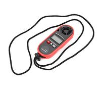 Pssopp GT8163 Termómetro de Velocidad de Viento de Anemómetro Portátil LCD Portátil GT8163, Paleta de Viento Compacta, Ideal para Entusiastas del Clima, Pesca y Fines Industriales con