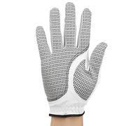 Pssopp Guante de para Hombres de Cuero Transpirable para Mano Derecha con Gránulos Antideslizantes Agarre Suave Bucle de Gancho Ajustable Tamaño 23 26 para Juego de Entrenamiento de Golfista Diestro