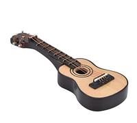 Pssopp Guitarra de Madera, Modelo de Mini Guitarra Hecha a Mano, Decoración Clásica de Casa de Muñecas Escala 1/12 para Coleccionistas y Amantes de la Música (Guitarra clásica)