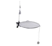 Pssopp Hamaca de Malla para Escritorio para Gatos, Estable y Resistente, Tela Transpirable, Flexible, Ajustable, para Ahorrar Espacio, Percha para Gatos de Escritorio para el Hogar,