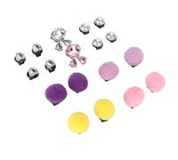 Pssopp Hebilla de Encantos de Zapatos, Linda Pelota Pieles, Perla Blanca, Corazón Imitación Imitación, Clips Zapatos Bricolaje Diy Conejos, Elegante Hebilla Decorativa para Sandalias Zapatillas