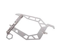 Pssopp Herramienta de Estacionamiento para Barcos, Gancho de Muelle de Acero Inoxidable con Guía de Cuerda de Amarre para Barcos y Yates, Roscado Eficiente Fácil de Usar (Versión Normal)