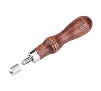 Pssopp Herramienta Duradera 4 en 1 Costura de Cuero con de Madera, Ideal para Proyectos de Artesanía de Bricolaje, Cómodo y Eficiente para Usar