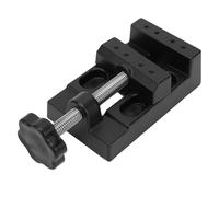 Pssopp Herramientas de Artesanía Abrazadera de Mesa Paralela Multifuncional con Mandíbulas Ajustables para Escultura, Joyería Artesanal, Mini Abrazadera de Banco de Mano, Prensa de Taladro (88676)