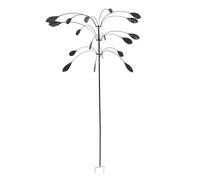 Pssopp Hilandero de Viento de Metal, Escultura de Cobre Cinético, Molino de Viento de Jardín Resistente a Prueba de Herrumbre para Decoración Al Aire Libre