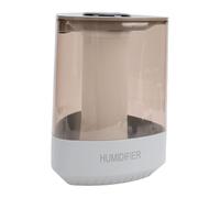 Pssopp Humidificadores Capacidad Doble Boquilla Versátil Alimentación USB Humidificador de Niebla Fría Silencioso con Luz Ambiental para Oficina Dormitorio Humidificador de Aire, 5L Humidificadores