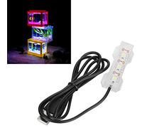 Pssopp Iluminación LED para acuario, pequeño acuario, planta de agua, luz, pecera de escritorio, Mini decoración, lámpara LED suave