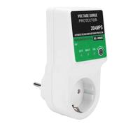 Pssopp Interruptores y Tomacorrientes Protector contra Sobretensiones de 20 A con Luz Indicadora para Tomacorriente Protector de Voltaje para Electrodomésticos, Dispositivo de Protección de Voltaje