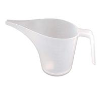 Pssopp Jarra de Embudo Taza Medidora de Plástico Transparente de 1000 Ml con Pico Vertedor Boca Larga y Puntiaguda para Mermelada, Masa, Jarabe, Mezcla de Panqueques, Relleno de Tarro de Miel y