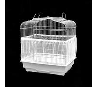 Pssopp Jaula de pájaros Colector de Semillas Guardia de Loro Jaula de pájaros Cubierta de Red de Malla ventilada Falda de Concha elástica Accesorio de Jaula de pájaros(S)