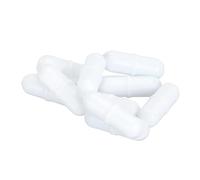 Pssopp Juego de Barras Agitadoras Magnéticas de 10 Piezas, Barras Mezcladoras Agitadoras Recubiertas de PTFE, Diseño Ligero y Compacto Antialtas Temperaturas para Uso en Laboratorio