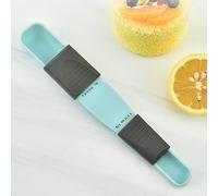 Pssopp Juego de Cucharas Medidoras de Plástico, Cucharas de Cocina Ajustables 2 en 1 con Escala Transparente para Hornear, Cocinar, Condimentos de Harina (Cuchara de 8 escalas)