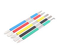 Pssopp Juego de Espátula para Abridor de Piezas, Plástico de Fibra de Carbono, Funcionalidad 5 en 1, Ideal para Reparación de Teléfonos Inteligentes y PC