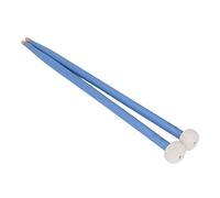 Pssopp Juego de Mazo de Tambor, de Arce, Kit de Mazo de Tambor con Cabeza de Fieltro para Percusión Precisa, Ideal para Timbales y Tambores (BLUE)