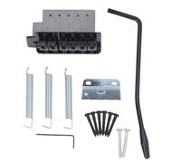 Pssopp Juego de Puentes de Guitarra, Puente Trémolo, 6 Estructura Metal Silla, Instalación Fácil, Aplicación Amplia, Adecuada para Guitarras Estilo ST, 52.5 Mm, Diseño Vintage, Excelente Reemplazo