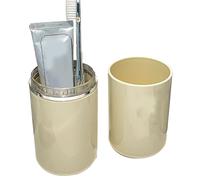 Pssopp Juegos de Cepillos de Dientes 2 en 1 Cepillo de Dientes de Carcasa Dura Soporte para Pasta de Taza de Enjuague para Viajes de Negocios Camping Gimnasio Estuche de Viaje para Cepillos de,
