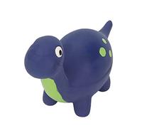 Pssopp Juguete Chirriante para Perros de Dibujos Animados, Juguete Material de Látex para Masticar Dinosaurios para Aliviar la Ansiedad del y Salud (Diplodocus Azul)