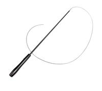 Pssopp Juguete de Caña de Pescar para Gatos, Juguete de Varita Retráctil, Varita de Luz LED Interactiva, Juguetes de Caña de Pescar para Gatos, Carga USB para Gatitos, Juguetes para (Black)