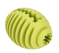Pssopp Juguete de Rugby para Mascotas, Pelota de Goma para Masticar Perros para Masticadores Agresivos, Pelota Interactiva Duradera para Perros para Jugar y Salud de los Dientes