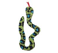 Pssopp Juguete de Serpiente de Hierba Gateta, Juguete de Masticación Interactivo de Felpa con Hierba Gatera para la Molienda y Limpieza de los Dientes de Gato (Green)