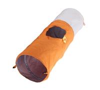 Pssopp Juguete de Túnel para Gatos con Bola Colgante, Túneles para Gatos, Tienda de Campaña con Forma de Cubo para Gatito, Conejo, Ejercicio, Entrenamiento para Esconderse, Juguete de Túnel para con