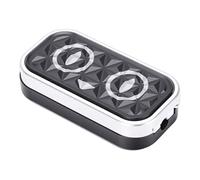 Pssopp Juguete Deslizante de Metal con la Punta del Dedo, Imanes y Juguetes Magnéticos, Control Deslizante Doble de Aleación para Viajes en Casa, Oficina, Acción Suave, Juguete de Metal con la Punta