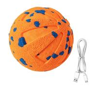Pssopp Juguete Interactivo de Pelota para Perros, Material ETPU de Rebote Automático Recargable, Pelota Eléctrica Inteligente para Mascotas para Cachorros Medianos y Grandes en In (Orange)