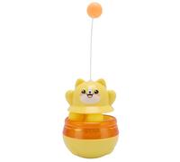 Pssopp Juguete Interactivo para Gatos, Juguete Dispensador de Bolas para Gatos ABS con Varita, Bola de Tratamiento de Alimentación Lenta para de Interior, Juego de Dispensación de Alimentos para