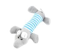 Pssopp Juguete Masticable para Perros con Forma de Animal de Peluche Suave, Juguete de Peluche para Aliviar la Dentición para Cachorros y Gatos, Tiempo de Juego Interactivo para Aliviar el Estrés