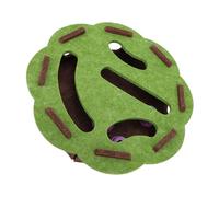 Pssopp Juguete para Gatos, Fieltro Grueso a Prueba de Mordeduras, Lados Lisos, Cuidado sin Estrés, Caja de Rompecabezas para Rascar Gatos, para Interiores, Estimulación Mental, Juguete Alimentador