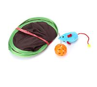 Pssopp Juguete Plegable Interactivo para Gatos con Bola de Ratón para Jugar a la Caza.